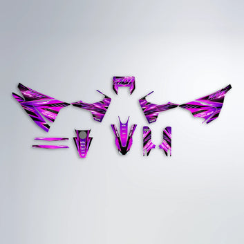 MATRIX Husqvarna 701 graphics kit parts layout in Pink