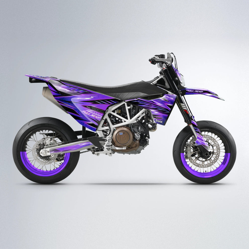 MATRIX Husqvarna 701 supermoto graphics kit in Purple