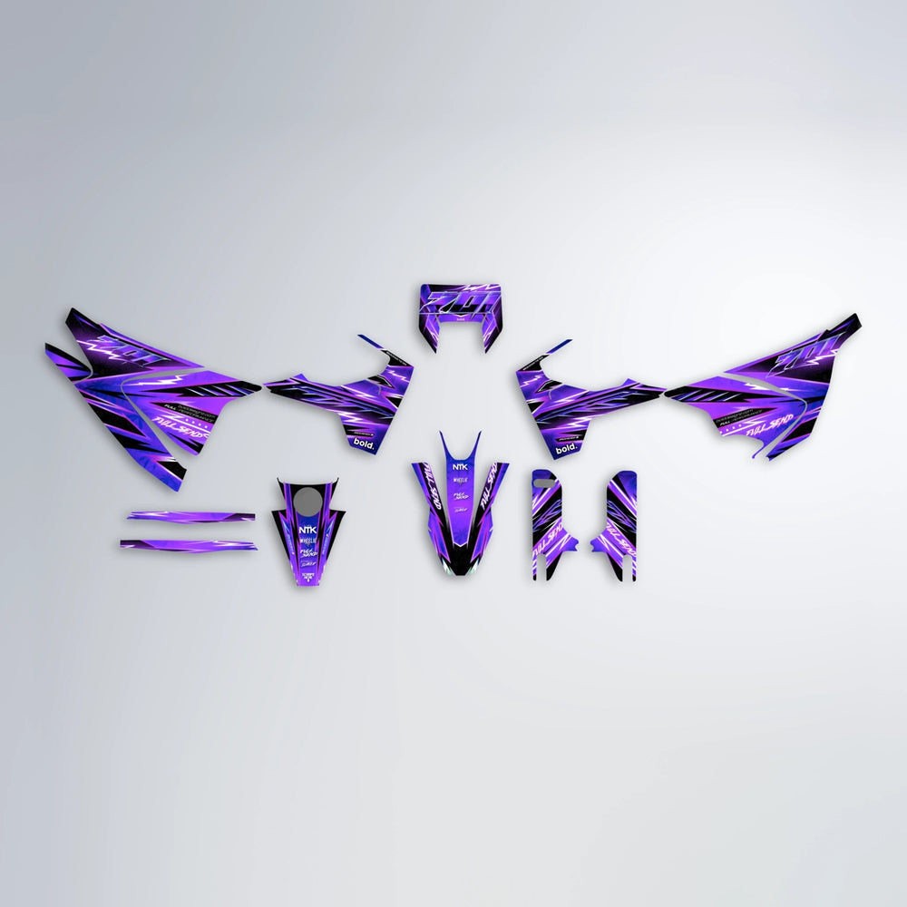 MATRIX Husqvarna 701 graphics kit parts layout in Purple
