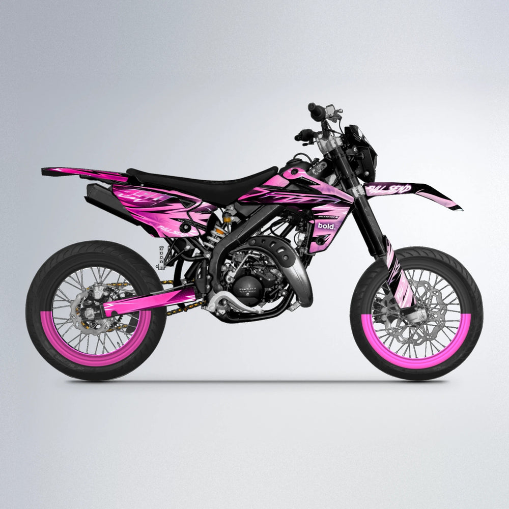 MATRIX Rieju MRT supermoto graphics kit in Flamingo