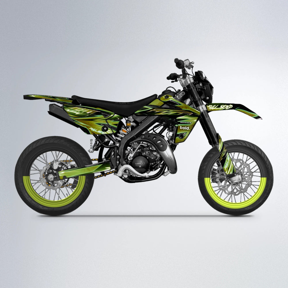 MATRIX Rieju MRT supermoto graphics kit in Olive
