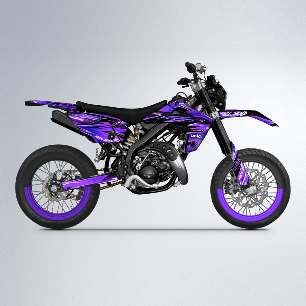 MATRIX Rieju MRT supermoto graphics kit in Purple