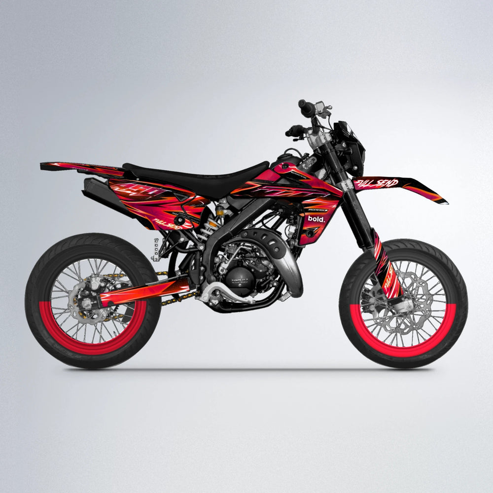 MATRIX Rieju MRT supermoto graphics kit in Red