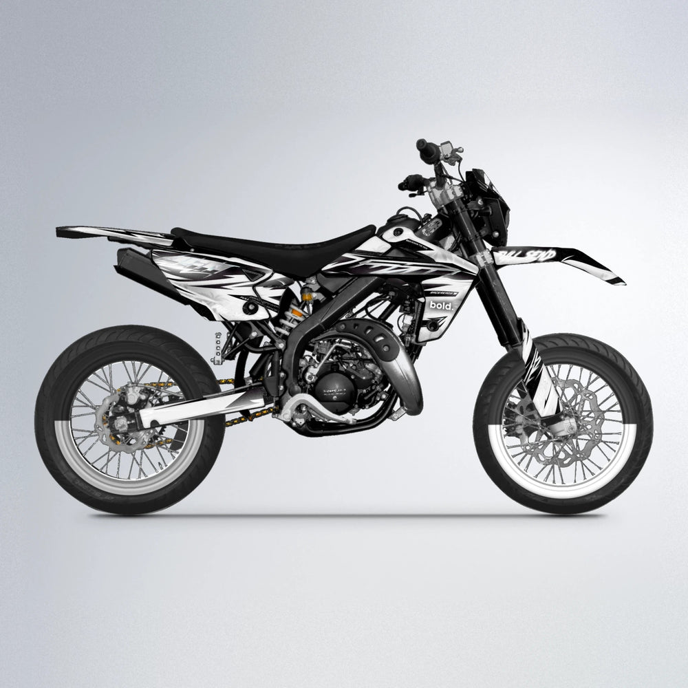 MATRIX Rieju MRT supermoto graphics kit in White