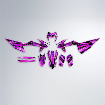 MATRIX graphics kit parts layout in Pink