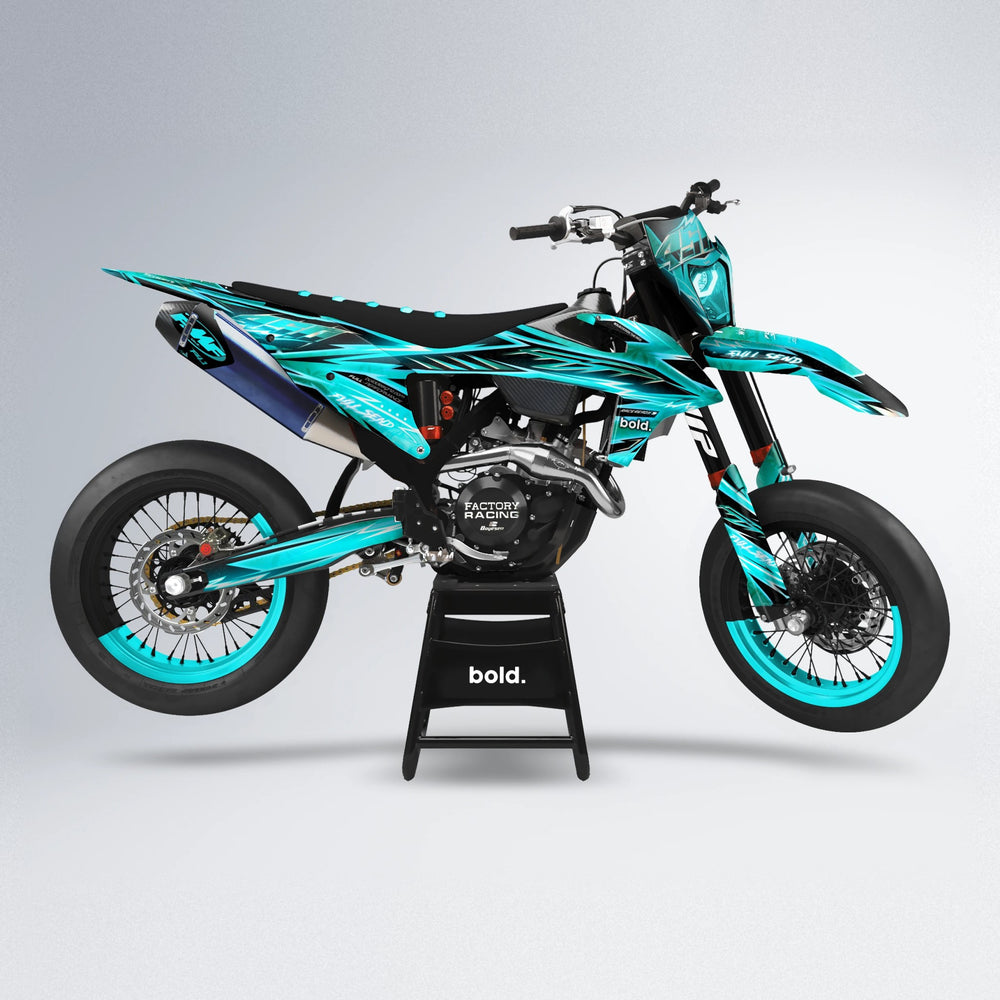 MATRIX supermoto graphics kit in Teal