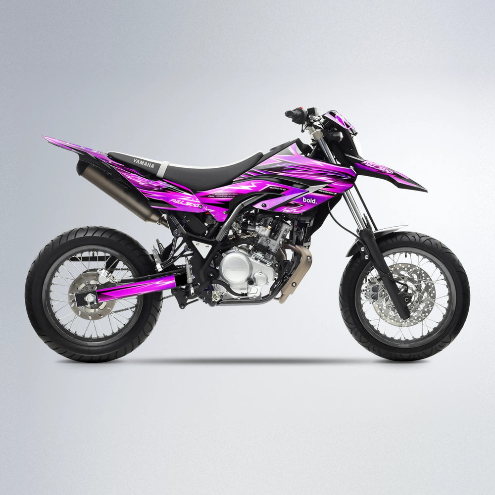 MATRIX Yamaha WR 125X supermoto graphics kit in Pink