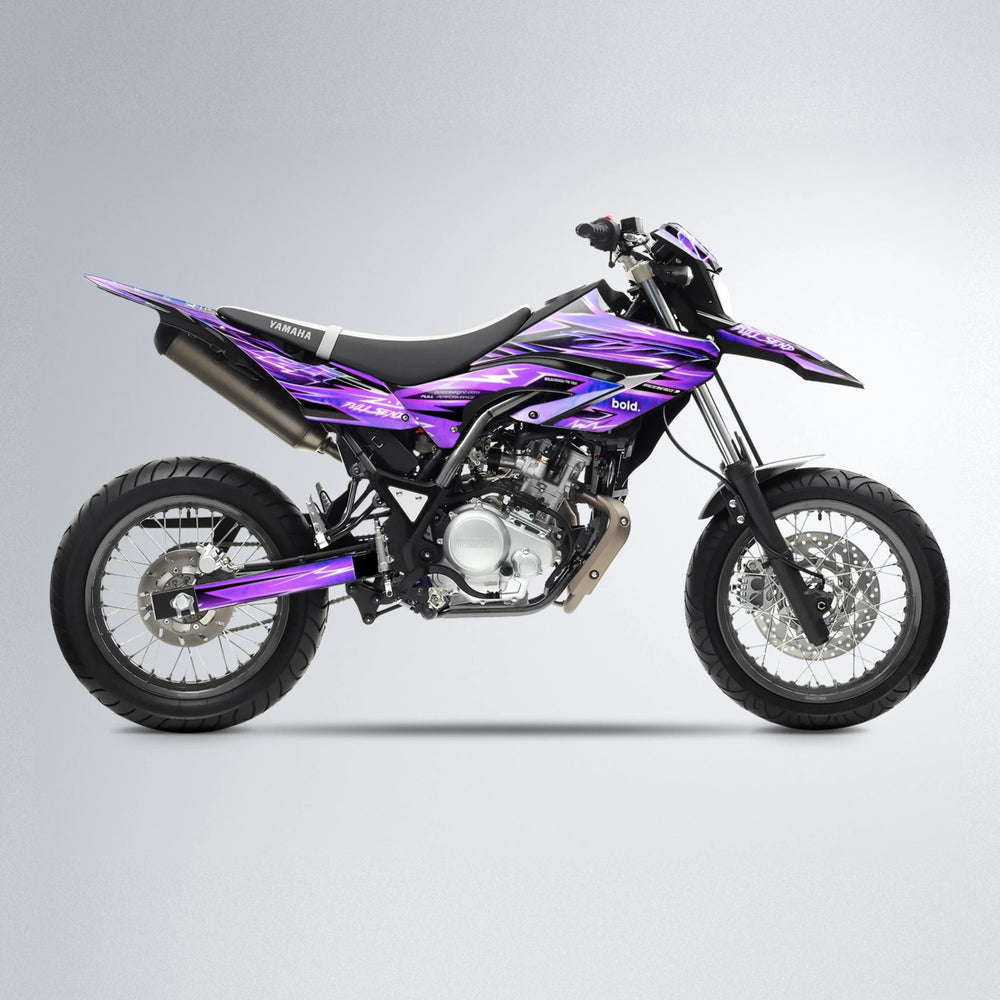 MATRIX Yamaha WR 125X supermoto graphics kit in Purple