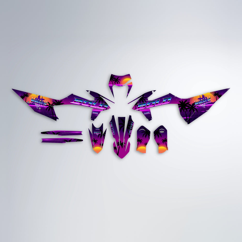 MCFLY graphics kit parts layout in Custom Colour