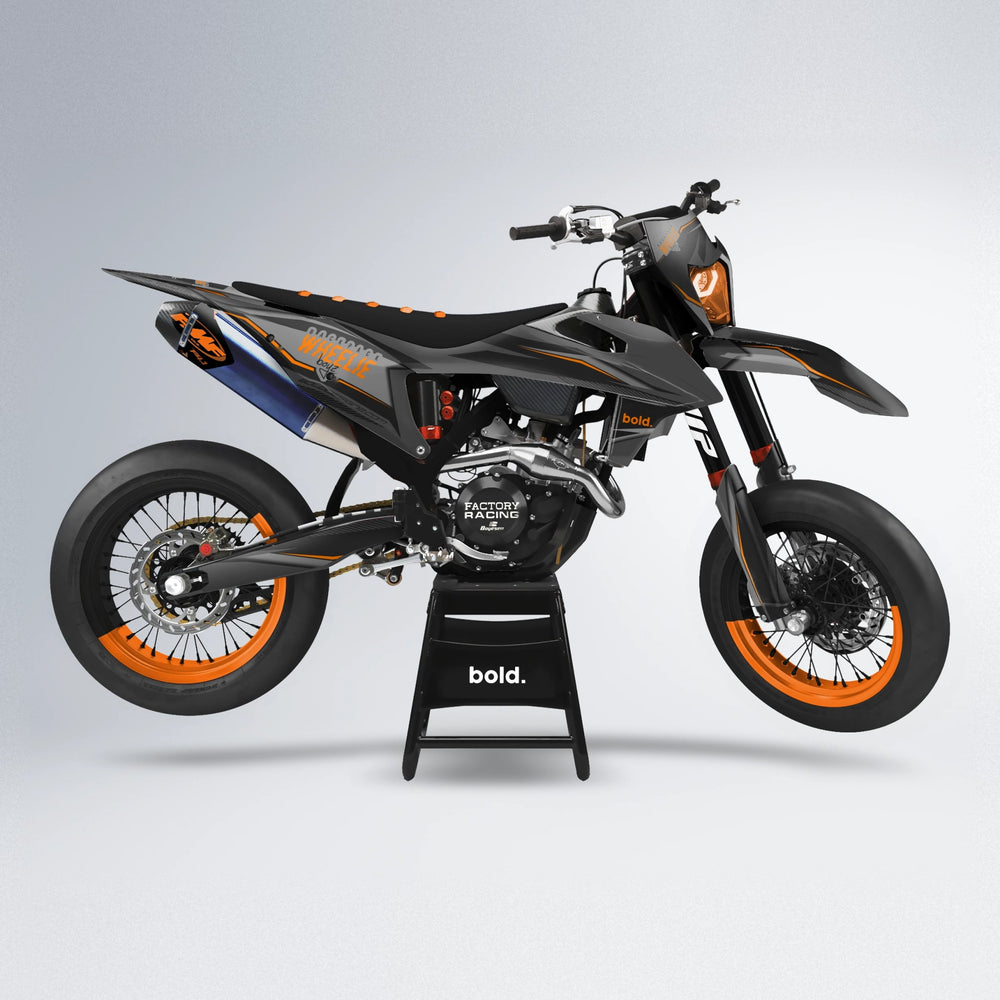 NARDO supermoto graphics kit in Orange