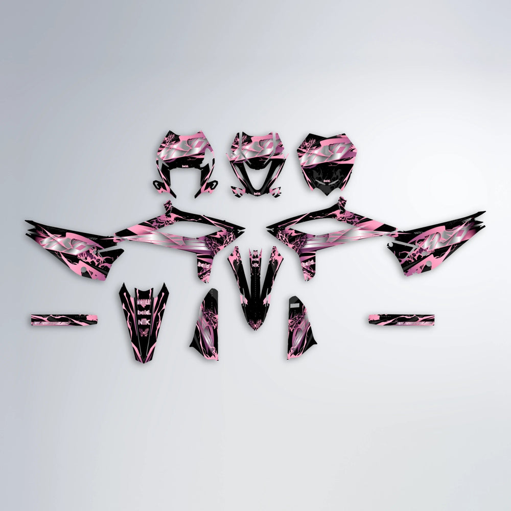 NEMESIS Beta graphics kit parts layout in Sakura Pink