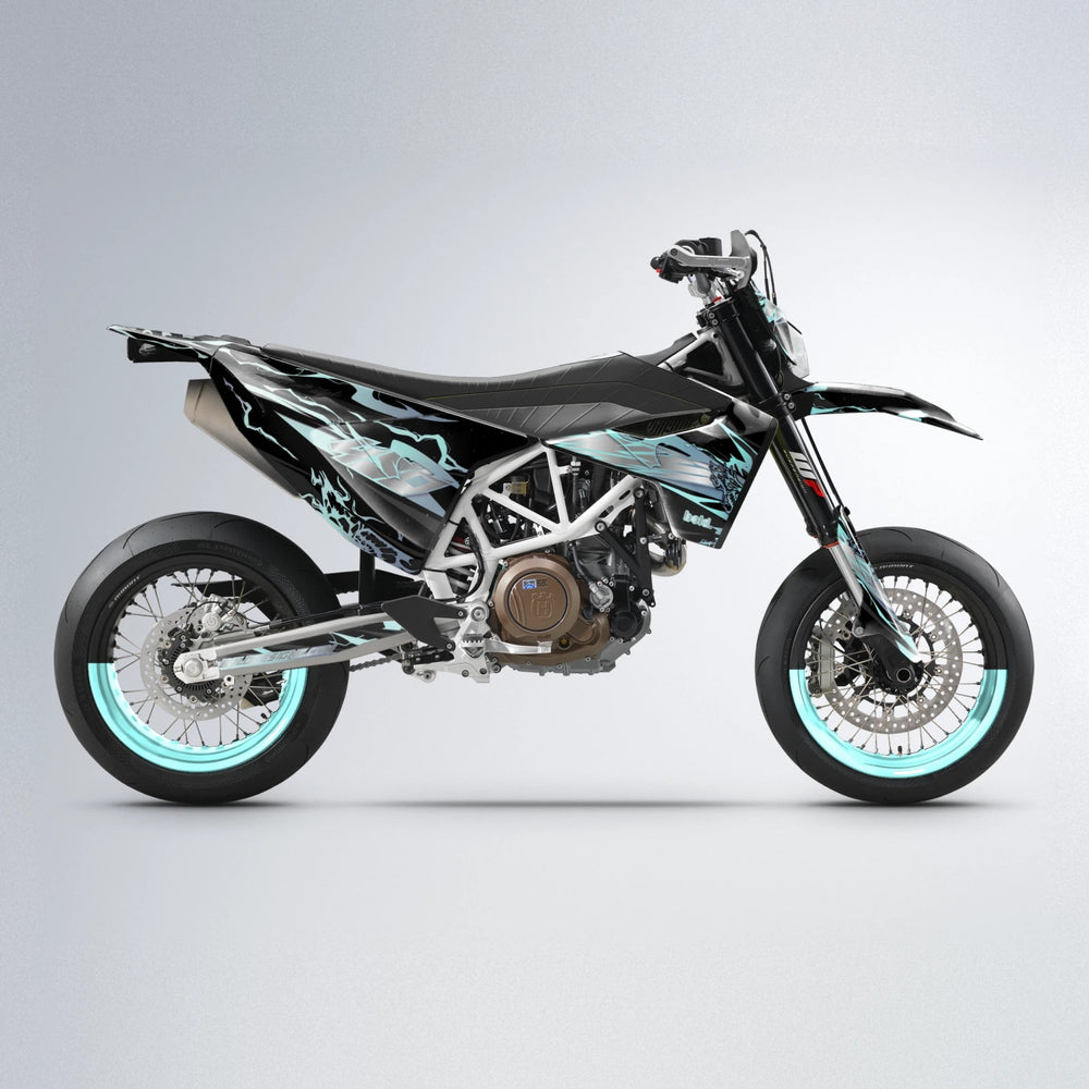 NEMESIS Husqvarna 701 supermoto graphics kit in Mint