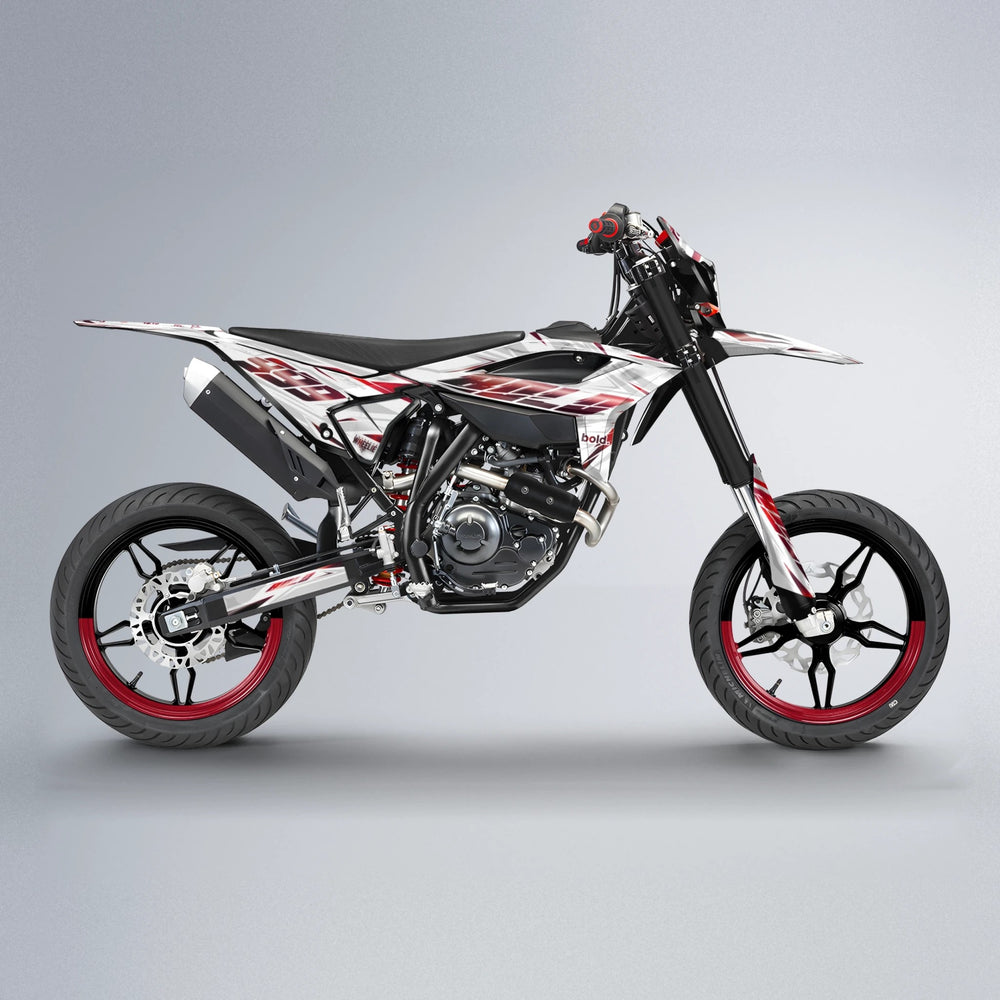 NEXUS Beta supermoto graphics kit in Black & Red