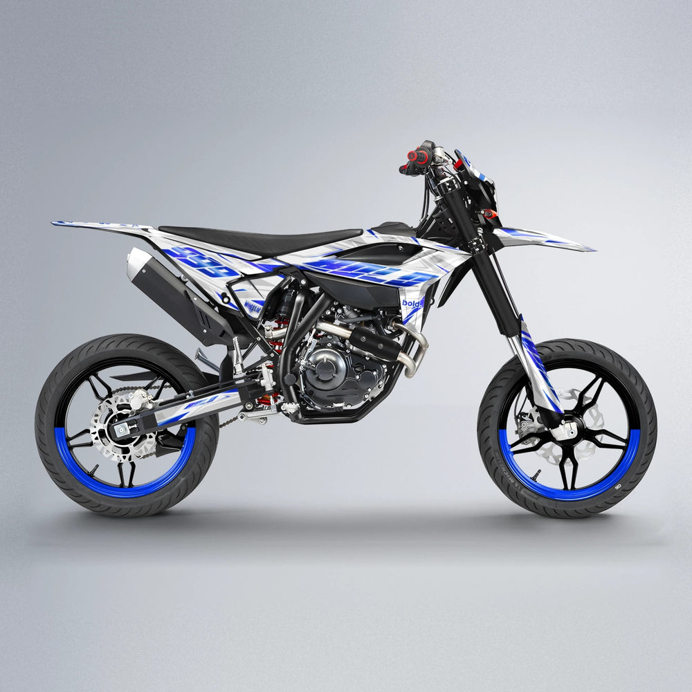 NEXUS Beta supermoto graphics kit in Blue