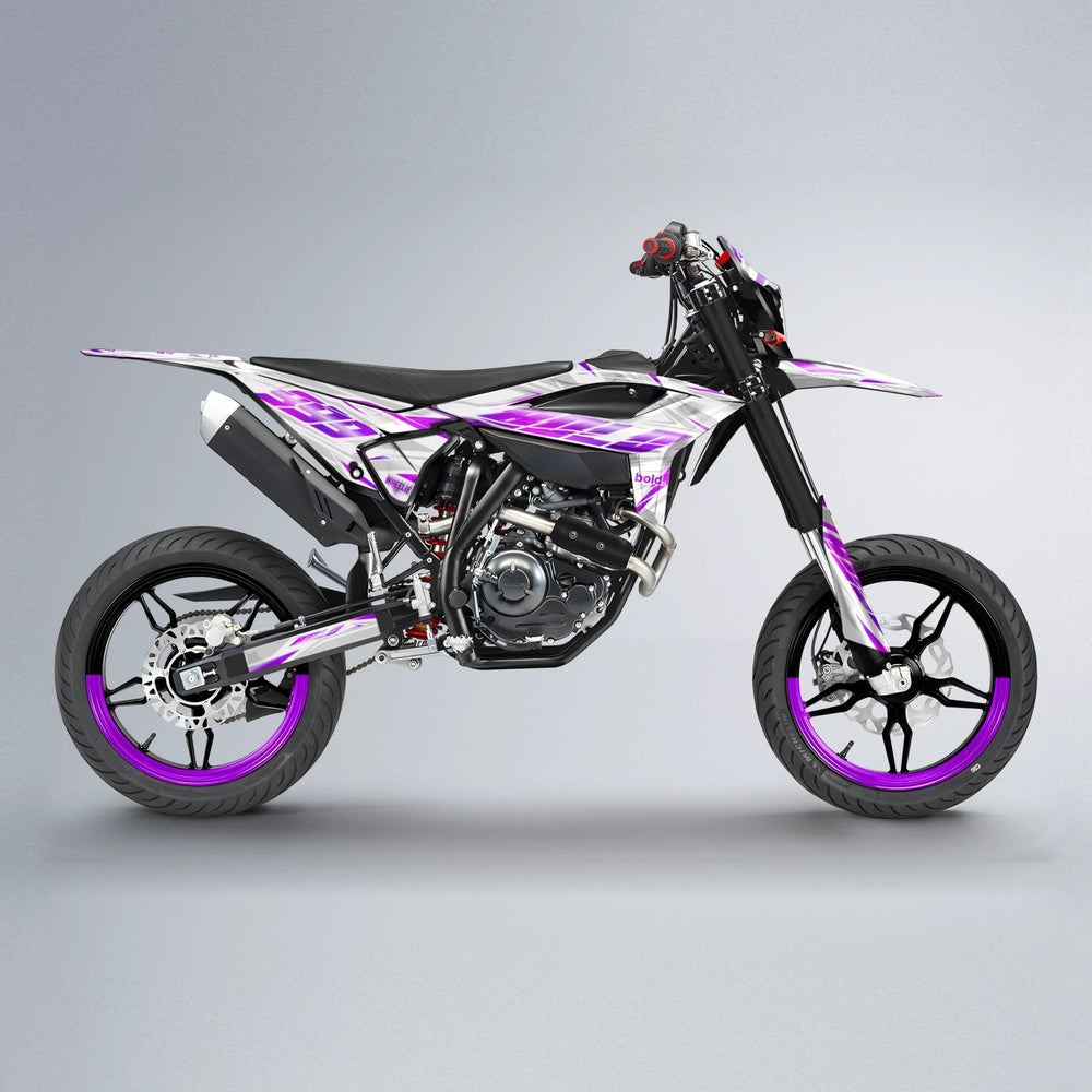 NEXUS Beta supermoto graphics kit in Custom Colour