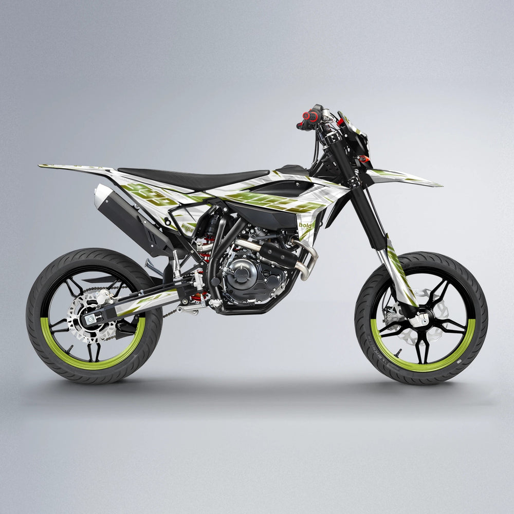 NEXUS Beta supermoto graphics kit in Olive