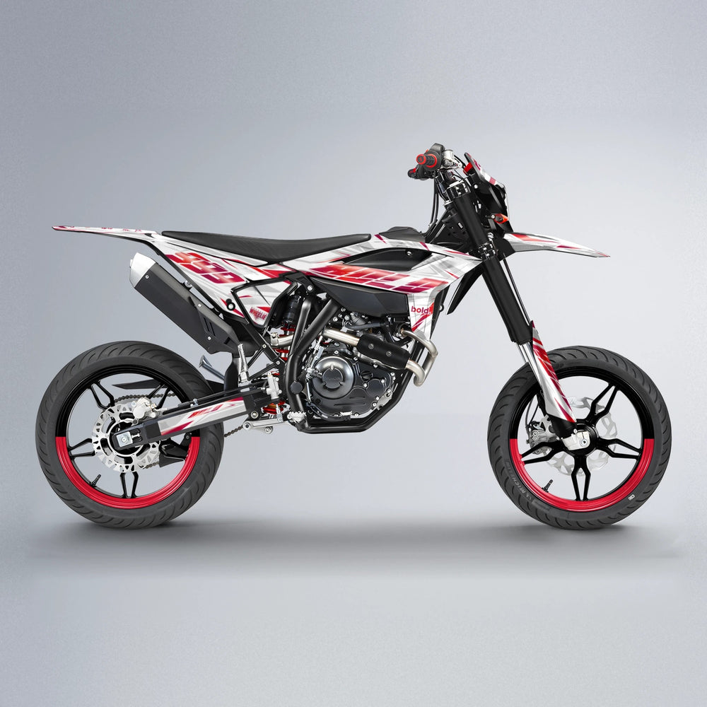 NEXUS Beta supermoto graphics kit in Red