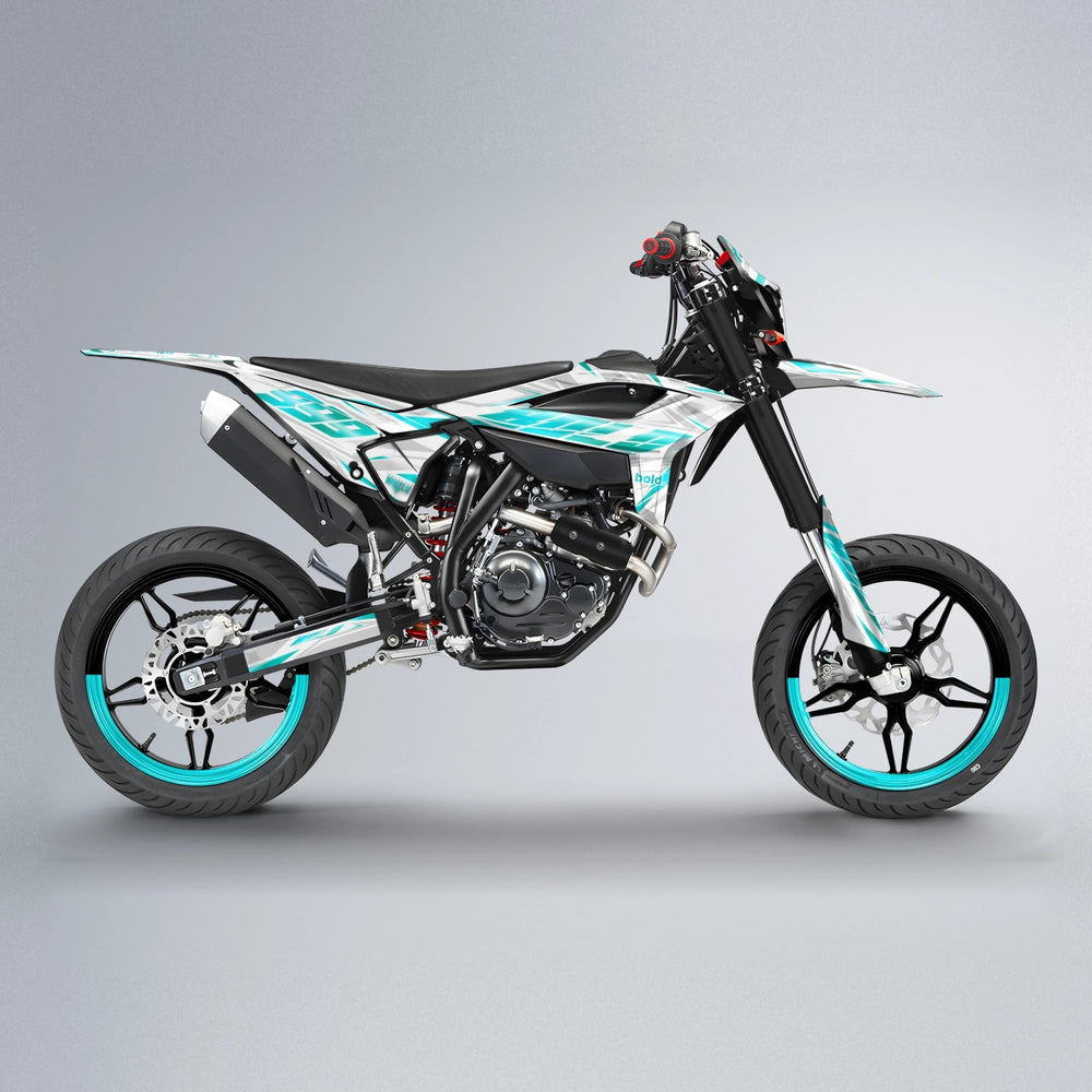 NEXUS Beta supermoto graphics kit in Teal
