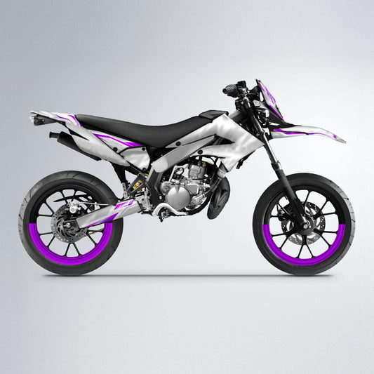 NEXUS Derbi Senda supermoto graphics kit in White