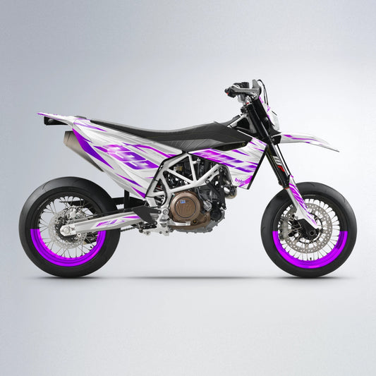 NEXUS Husqvarna 701 supermoto graphics kit in Pink