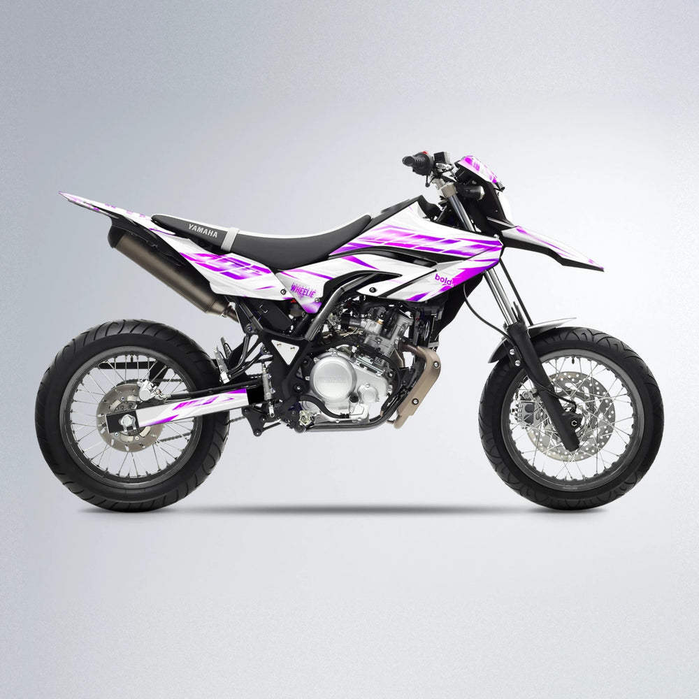 NEXUS Yamaha WR 125X supermoto graphics kit in Custom Colour