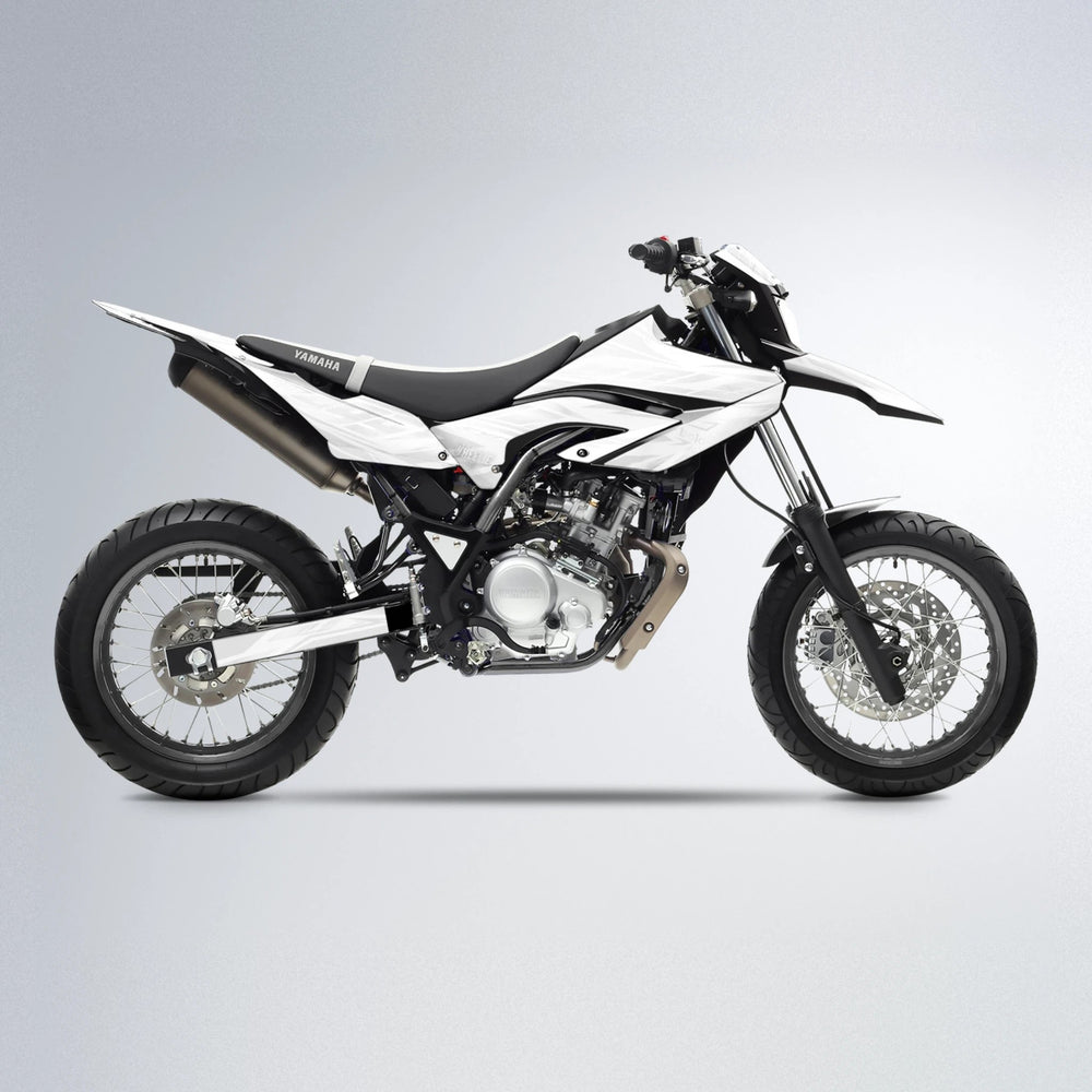 NEXUS Yamaha WR 125X supermoto graphics kit in White
