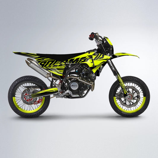NIGHTFLARE Fantic supermoto graphics kit in Yellow