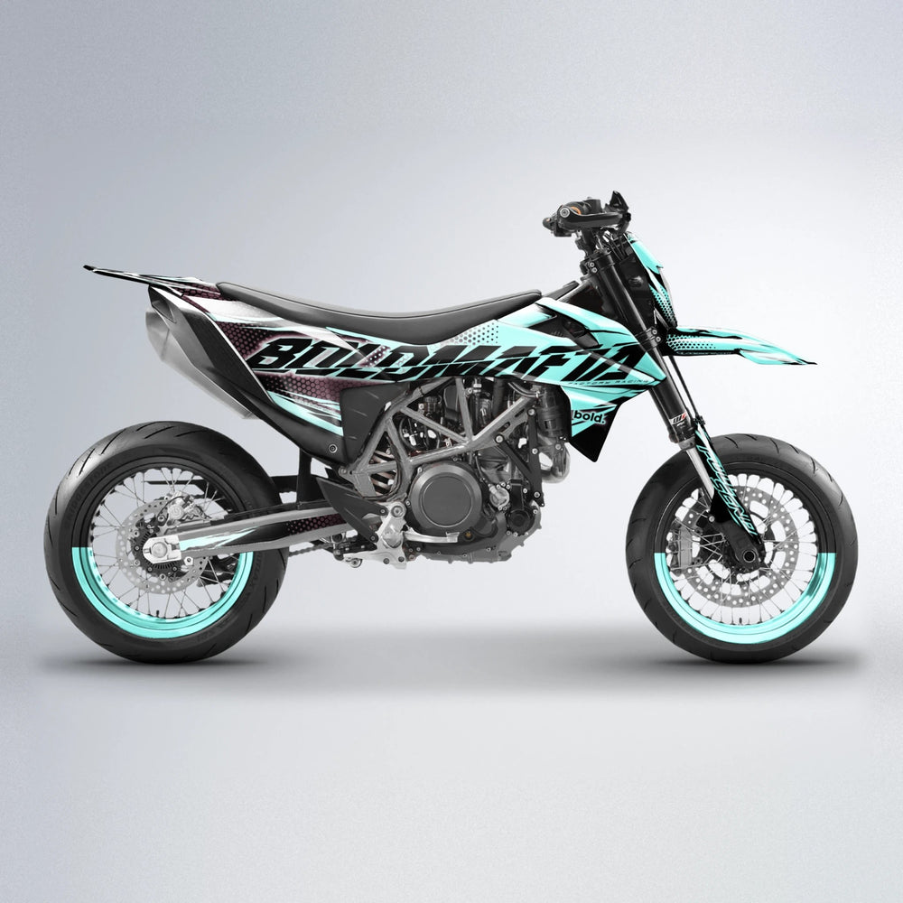 NIGHTFLARE KTM SMC 690 supermoto graphics kit in Mint