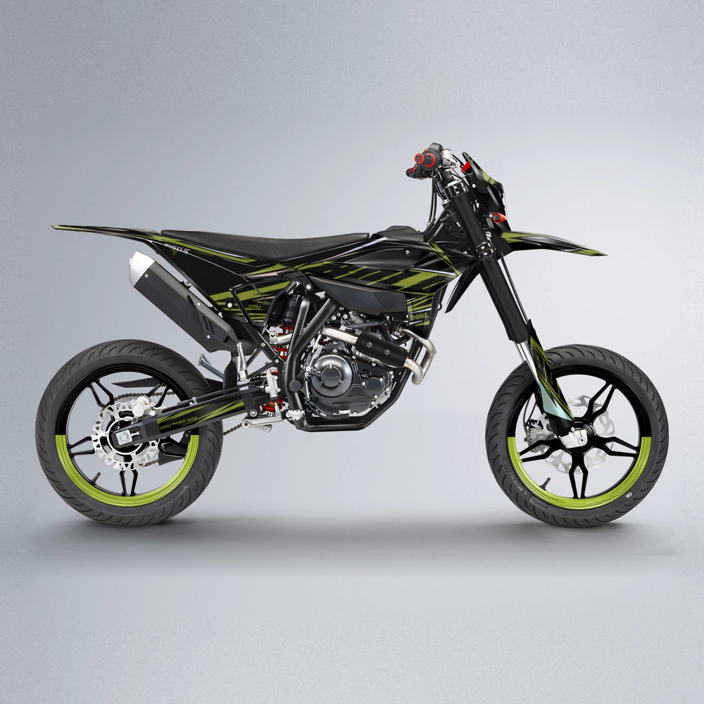 NTK V2 Beta supermoto graphics kit in Olive