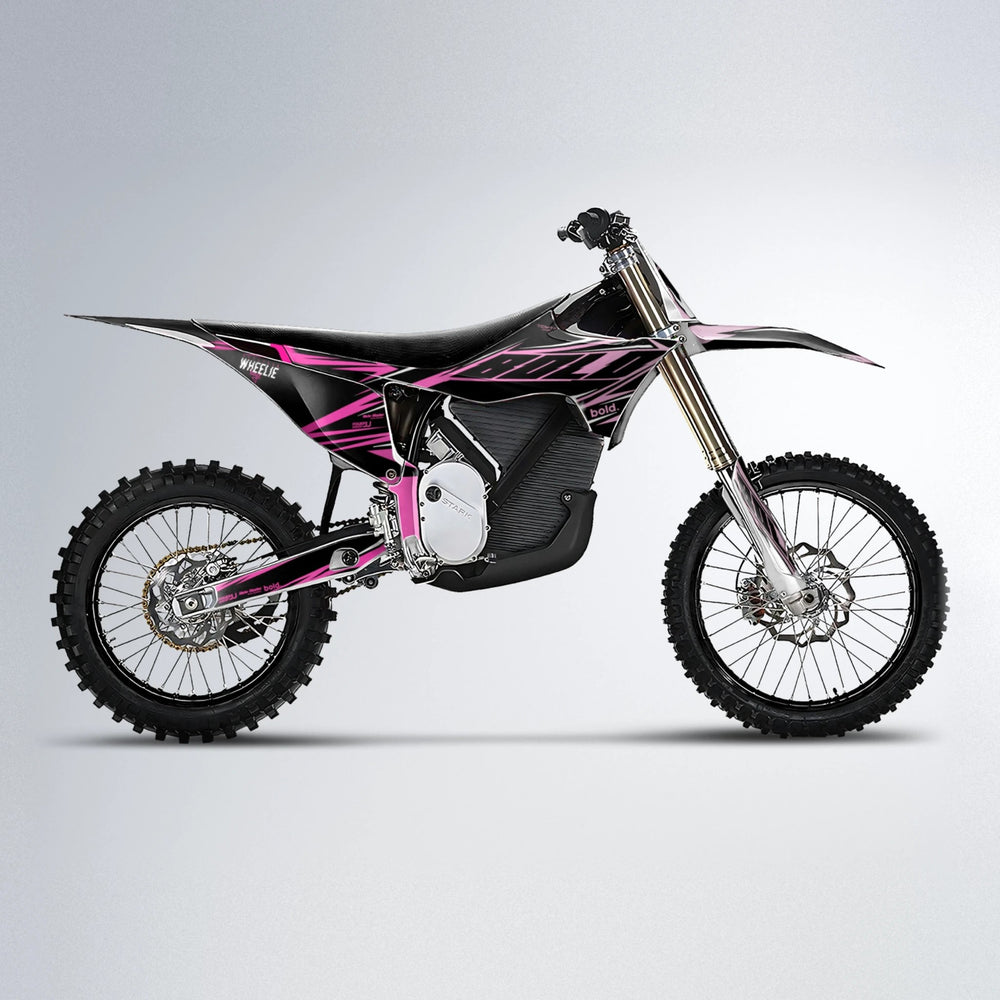 NTK V2 Stark Varg MX motocross graphics kit in Flamingo