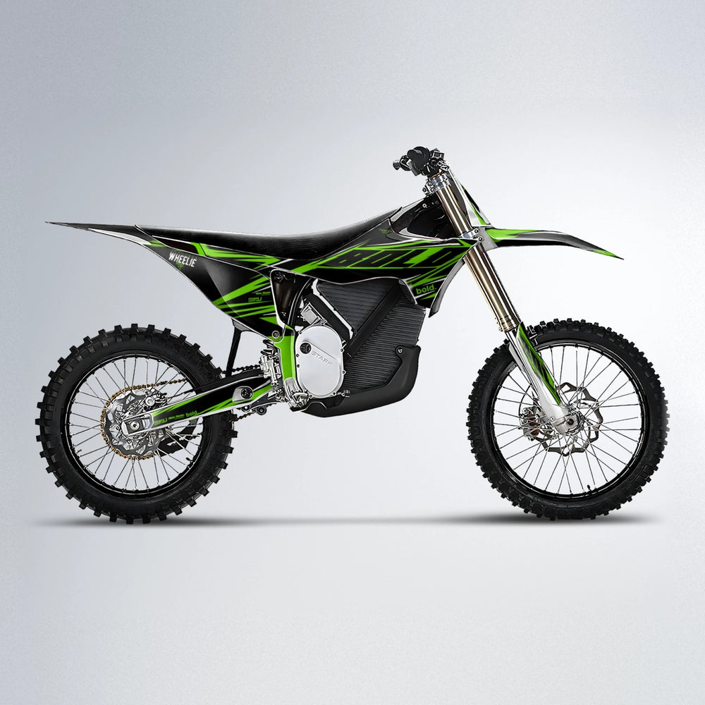 NTK V2 Stark Varg MX motocross graphics kit in Green