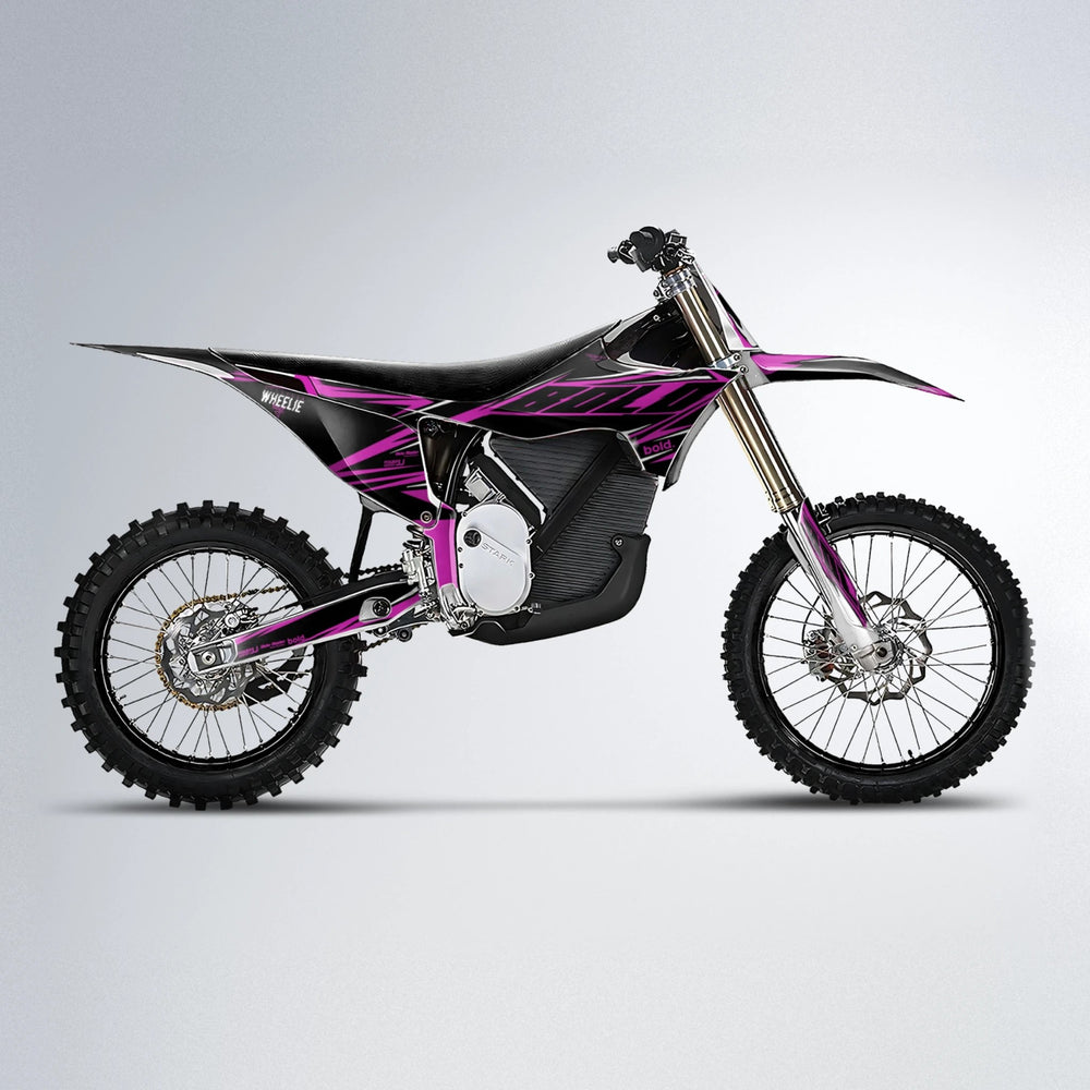 NTK V2 Stark Varg MX motocross graphics kit in Pink