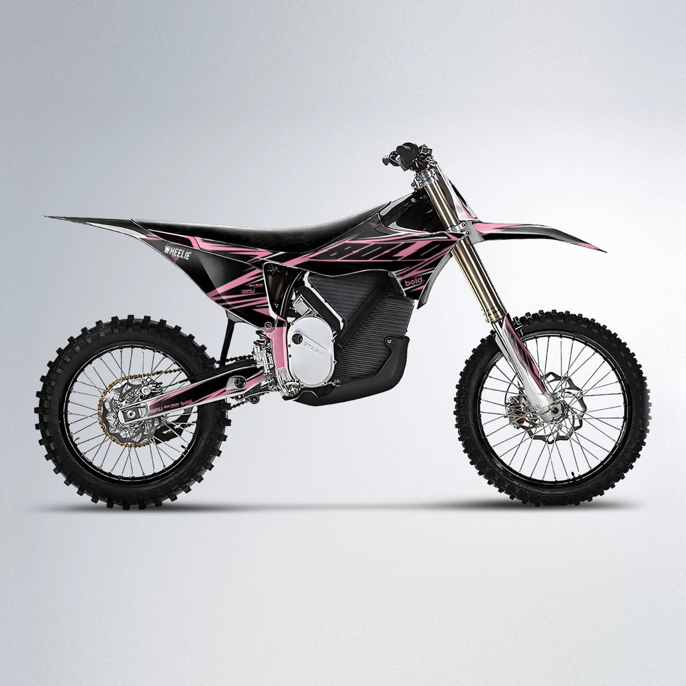 NTK V2 Stark Varg MX motocross graphics kit in Sakura Pink