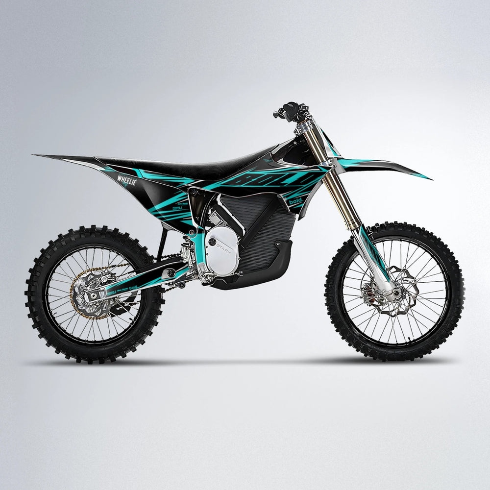 NTK V2 Stark Varg MX motocross graphics kit in Teal