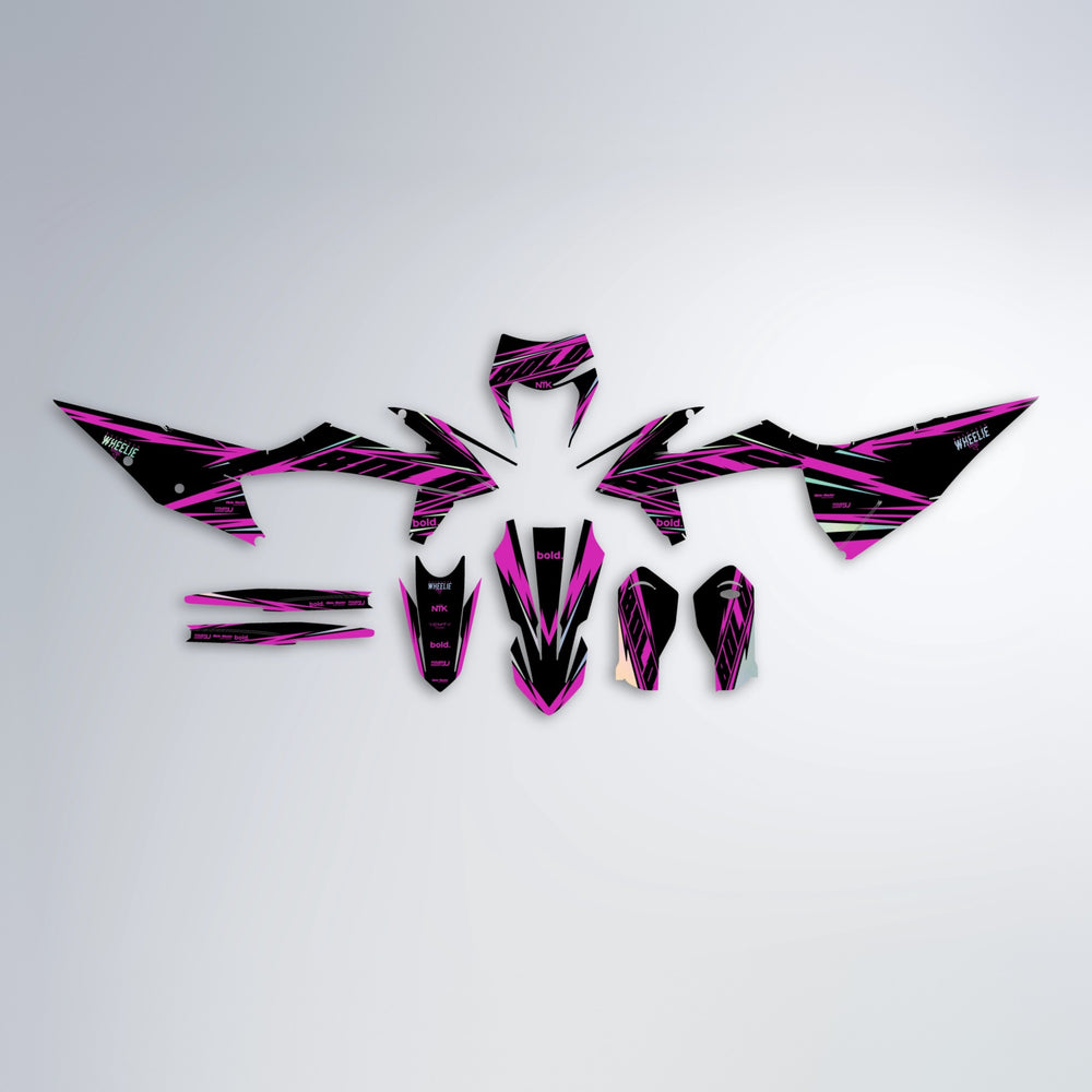 NTK V2 graphics kit parts layout in Pink