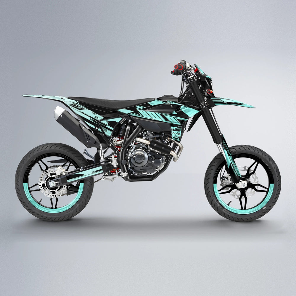 NTK V3 Beta supermoto graphics kit in Mint