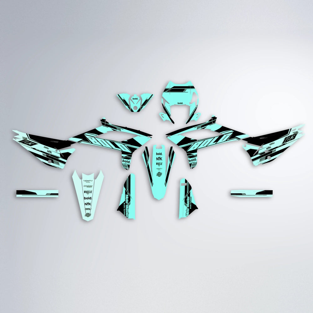 NTK V3 Beta graphics kit parts layout in Mint