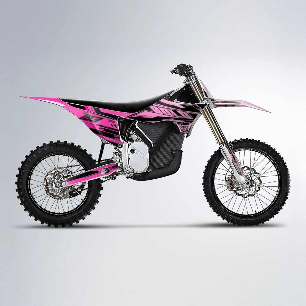 NTK V3 Stark Varg MX motocross graphics kit in Flamingo