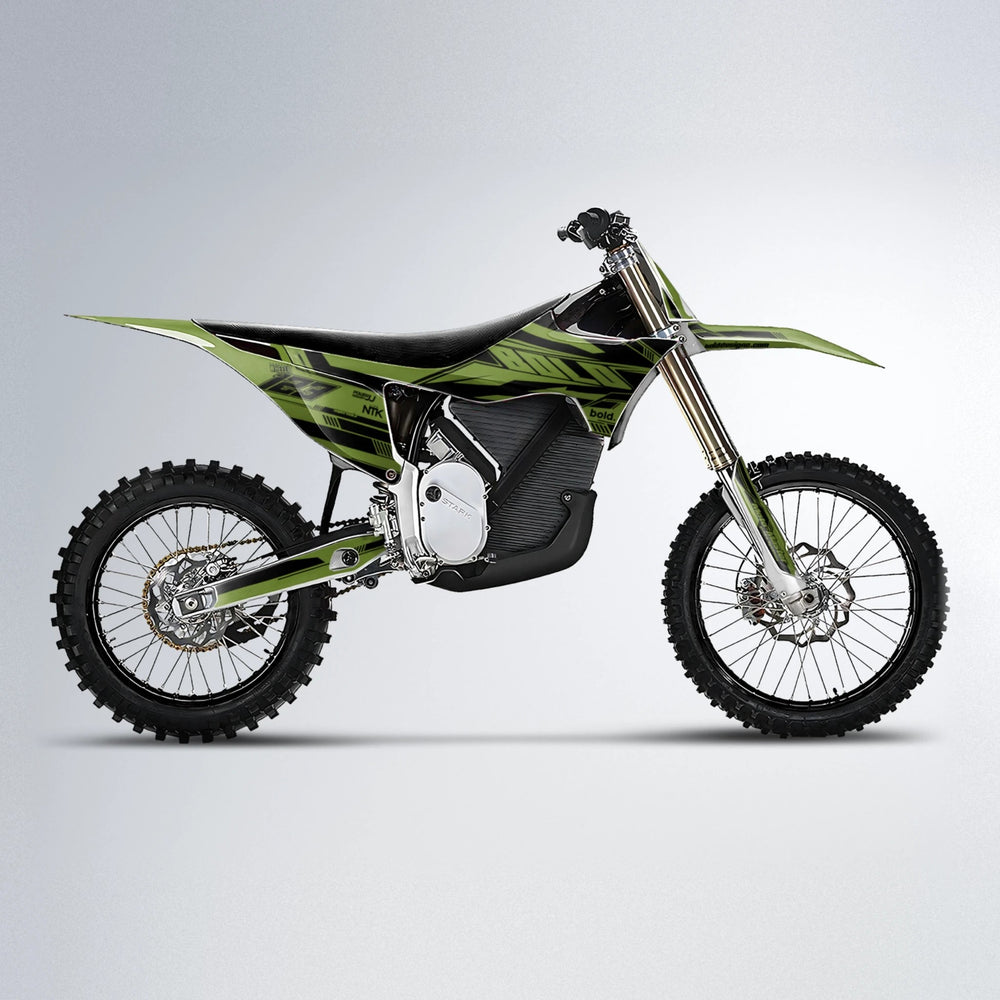 NTK V3 Stark Varg MX motocross graphics kit in Olive
