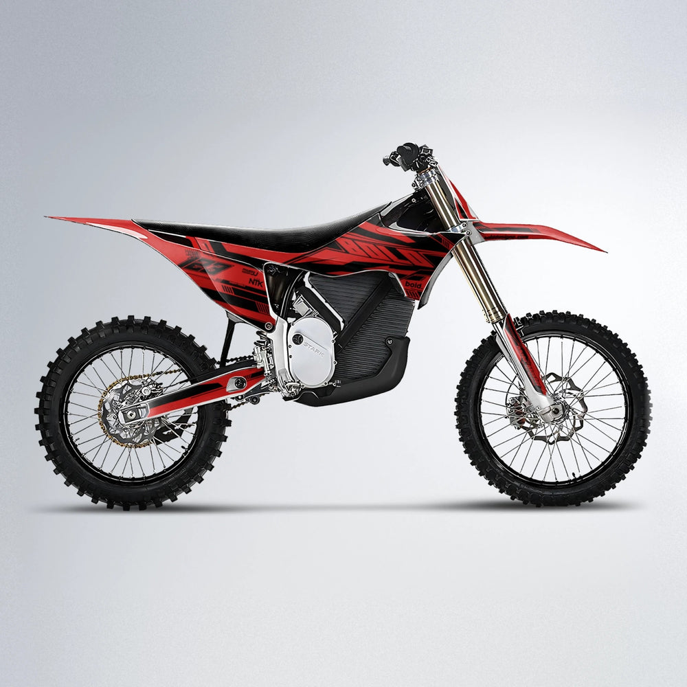 NTK V3 Stark Varg MX motocross graphics kit in Red