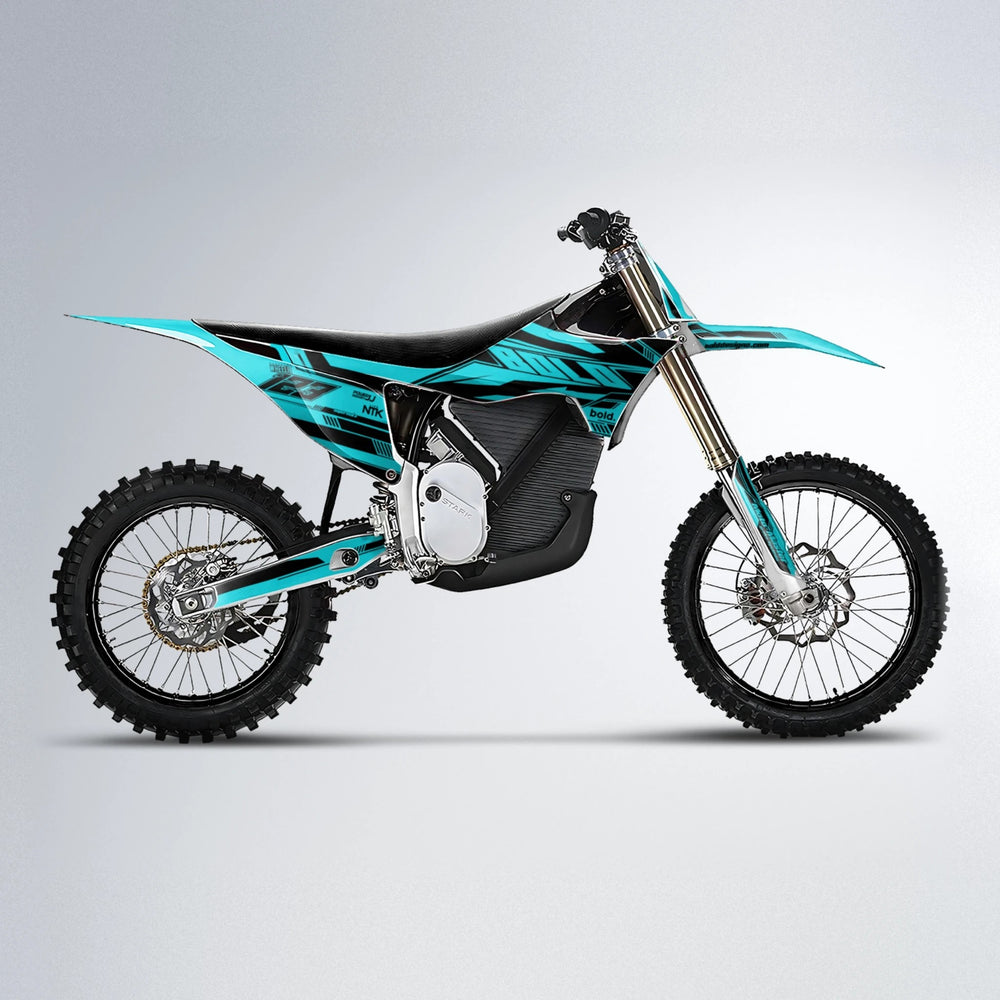 NTK V3 Stark Varg MX motocross graphics kit in Teal