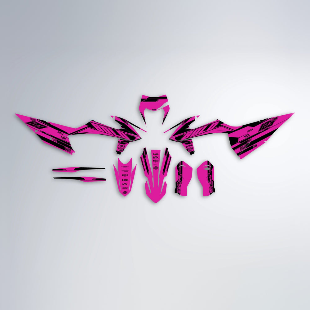 NTK V3 graphics kit parts layout in Pink