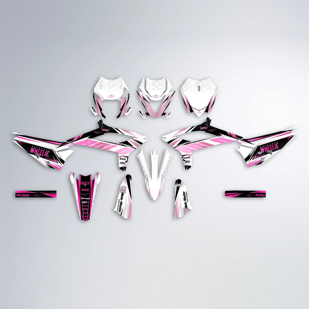 NTK V4 Beta graphics kit parts layout in Flamingo