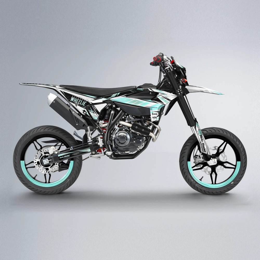 NTK V4 Beta supermoto graphics kit in Mint