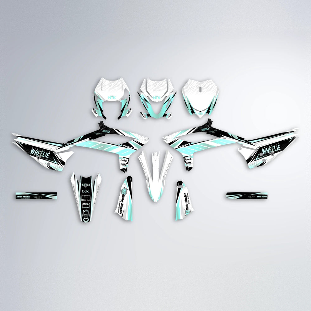 NTK V4 Beta graphics kit parts layout in Mint
