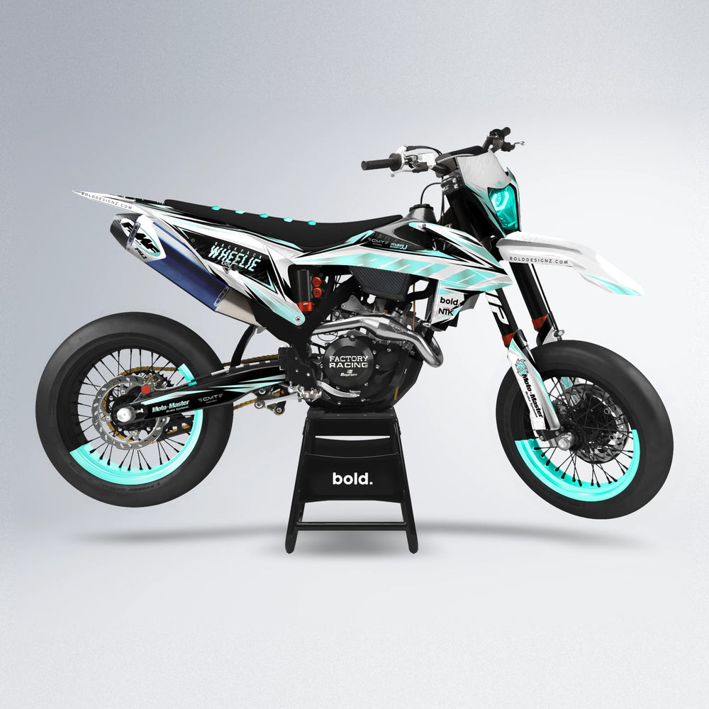 NTK V4 supermoto graphics kit in Mint