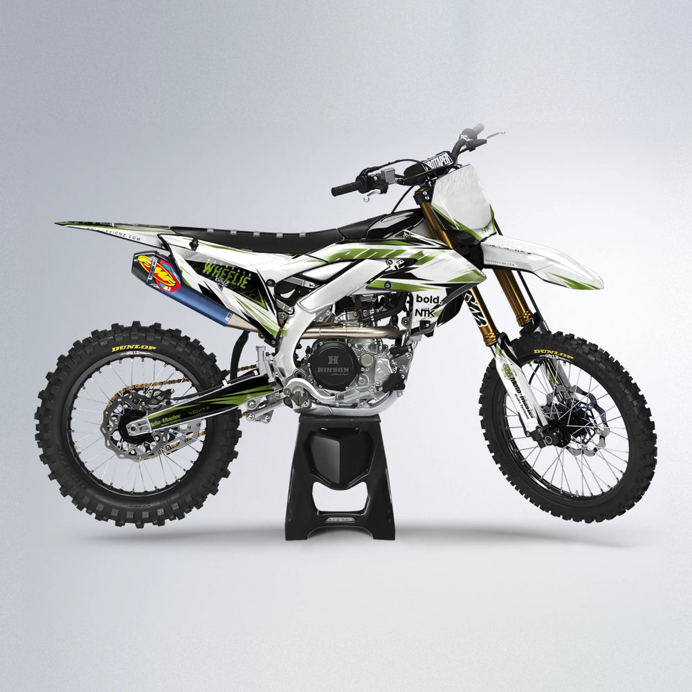 NTK V4 Yamaha YZF MX motocross graphics kit in Olive