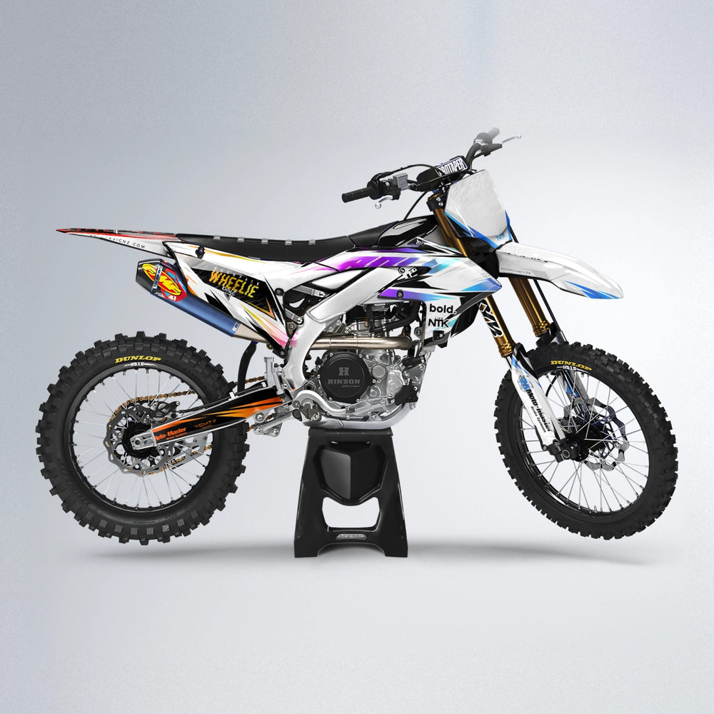 NTK V4 Yamaha YZF MX motocross graphics kit in Sunset Fade