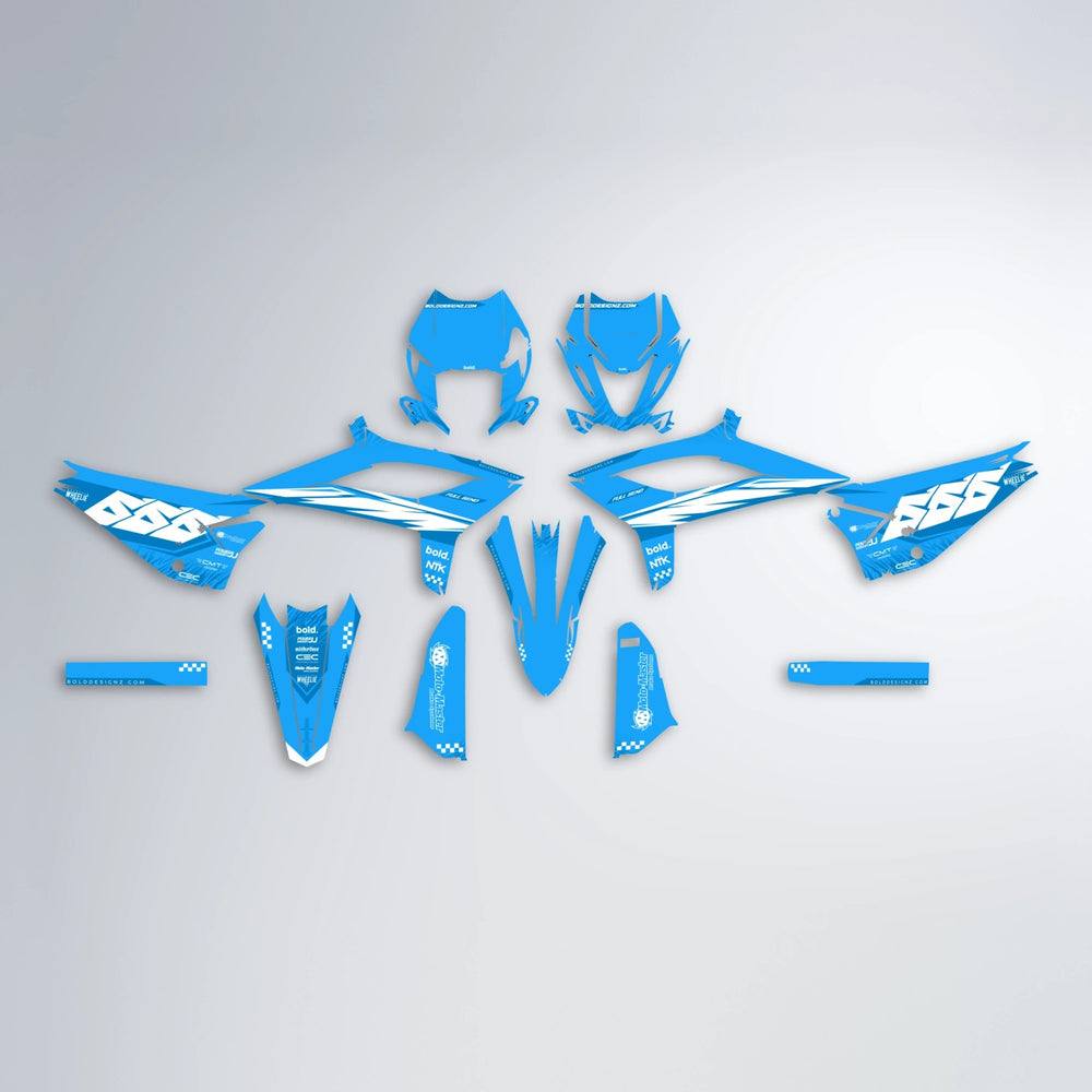 NTK V5 Beta graphics kit parts layout in Custom Colour