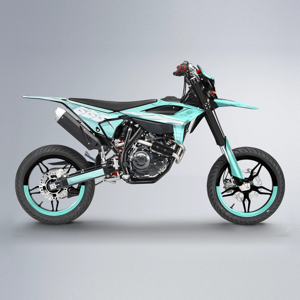 NTK V5 Beta supermoto graphics kit in Mint